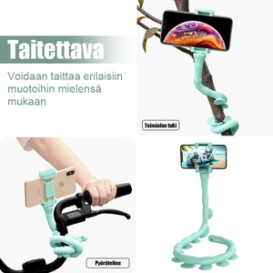 Taitettava puhelinteline imukupeilla
