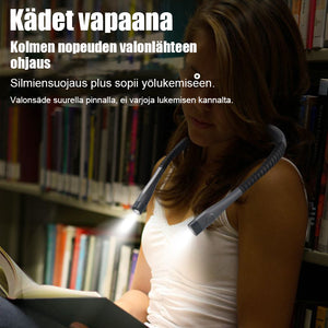 Kaulaan riippuva lukulamppu