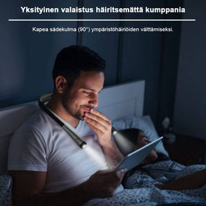 Kaulaan riippuva lukulamppu