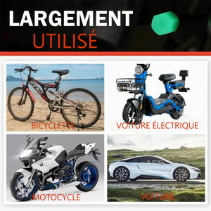 Universaalit fluoresoivat renkaiden venttiilikorkit autoihin