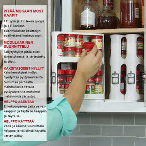 Säilytyshylly ruoalle tai mausteille